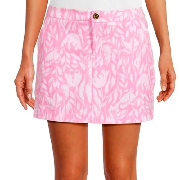NWT Lilly PulitzerColette Skort in Rousseau pink tulip to tango